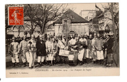 Cherbourg , Mi-carème 1914 , Les Pompiers De Tagnie - Cherbourg