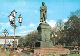 RUSSIE - Moscow - Statue Of A S Pushkin - Sculptor A  Opekushin - Architect P Bogomolov - Carte Postale - Russland