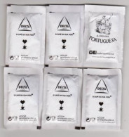 Lot De 5 Sachets De Sucre Sugar Portugal " Café DELTA - A PADARIA PORTUGUESA "  Boulanger (scan Recto-verso)[S195]_Di293 - Sugars