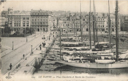 E863 Le Havre Place Gambetta Et Bassin Du Commerce - Hafen