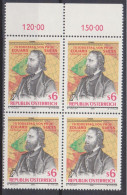 1989 , Mi 1951 ** (1) - 4 Er Block Postfrisch - 75. Todestag Von Eduard Suess - Ongebruikt