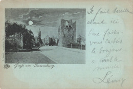 Luxembourg Gruss Aus Luxemburg CPA Timbre Grand Duché Cachet 1898 - Luxemburg - Stadt