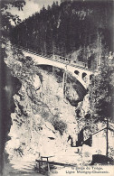 LE TRÉTIEN (VS) Entrée Et Viaduc De La Gorge Du Trège - Ligne Martigny Chamonix  - Sonstige & Ohne Zuordnung