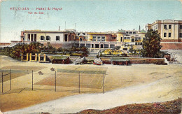 Egypt - HELWAN - The Tennis Court Of The Hotel Al Hayat, View From The South - Publ. Dr. Trenkler Co. Hel. 4 - Other & Unclassified