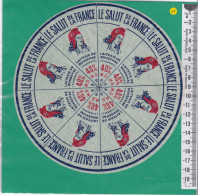 C1439 FROMAGE LE SALUT DE LA FRANCE RONSENAC CHARENTE BONNET PHRYGIEN - Käse