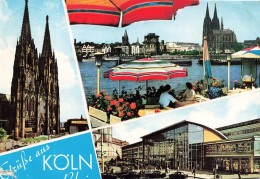 ALLEMAGNE - Koln - Dom - Rheinufer - Hauptbahnhof - Carte Postale - Koeln