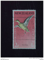 Nieuw-Zeeland Nouvelle-Zélande New Zealand 1959 Health Eend Sarcelle Yv 379 O - Gebruikt