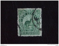 Nieuw-Zeeland Nouvelle-Zélande New Zealand 1898 Kiwi Vogel Oiseau Yv 77 O - Used Stamps