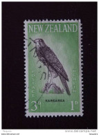 Nieuw-Zeeland Nouvelle-Zélande New Zealand 1961 Health Karearea Valk Falcon Yv 406 O - Usados