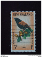 Nieuw-Zeeland Nouvelle-Zélande New Zealand 1962 Health Tiekesaddleback  Vogel Oiseau Yv 412 O - Gebruikt