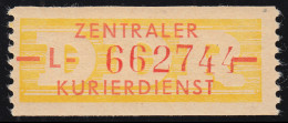 16-L-Neudruck Dienst-B, Billetform, Dünne Balken, ** Postfrisch - Ungebraucht