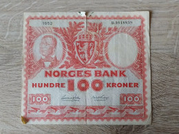 Norway 100 Kroner 1952 - Noruega