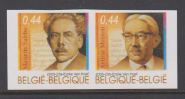 Belgique Non Dentelé 2005 3064-65 Littérature Populaire Sabbe Masson - 1941-1960