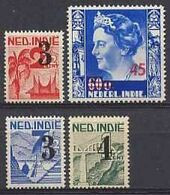 Nederlands Indie 1947 NVPH Nr 322/325 Postfris/MNH Hulpuitgifte - Niederländisch-Indien