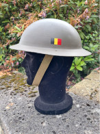 Casque Belge Modèle Anglais Ww2 - Headpieces, Headdresses