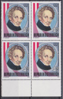 1990 , Mi 1993 ** (2) - 4 Er Block Postfrisch - 200. Geburtstag Von Ferdinand Raimund - Unused Stamps