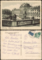 Ansichtskarte Würzburg Hofgarten 1950  Gel. Notopfer Berlin - Wuerzburg