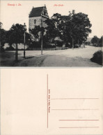 Ansichtskarte Coswig (Sachsen) Straßenpartie An Der Alten Kirche 1913 - Coswig