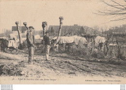 V15- TYPES DE BOUVIERS DANS UNE FERME BASQUE ELEVEUR BOVINS BERGER PYRENEES TALENCE GIRONDE METIER  CAMPAGNE - 2 SCANS ) - Veeteelt