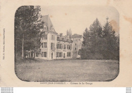 V26-17) SAINT JEAN D'ANGELY - CHATEAU DE LA GRANGE - ( 2 SCANS ) - Saint-Jean-d'Angely