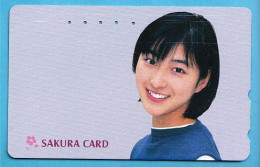 Japan Telefonkarte Japon Télécarte Phonecard -  Girl Frau Women Femme - Characters