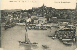 13 -  MARSEILLE - NOTRE DAME DE LA GARDE - BASSIN DE CARENAGE - Notre-Dame De La Garde, Aufzug Und Marienfigur