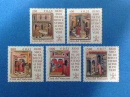 2001 Vaticano Francobolli Nuovi Mnh** Remissione Debito Estero Ai Paesi Poveri Opere Di Misericordia Corporale - Unused Stamps