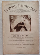 C1 METROPOLIS Petite Illustration 1928 ILLUSTRE Fritz LANG Brigitte HELM Thea VON HARBOU Port Inclus France - Libri Ante 1950