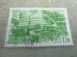 Strasbourg - Palais De L'Europe - 1f.70 - Yt Ts 82 - Vert - Oblitéré - Année 1984 - - Usados