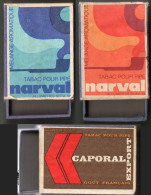 3 Boites D'Allumettes - TABAC NARVAL Et CAPORAL - Boites D'allumettes