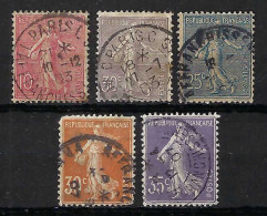 FRANCE Ca.1900-10:  Lot D' Obl. "Paris-Affranchissements" - Usados