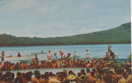 Cpsm Pêche Aux Cailloux à Borabora - Polinesia Francese