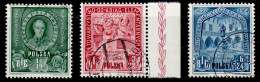 POLAND 1946 MICHEL No: 445-447 USED - Usados