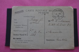 15-10-1939 GUERRE CARTE POSTALE FRANCHISE MILITAIRE ED PRIVEE  CAD POSTE AUX ARMEES * 4é CIE 79 é R A SP 323- MARSEILL - 2. Weltkrieg 1939-1945