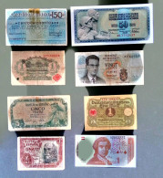 Billet, Vrac, Europe, LOT DE 8 BILLETS D'EUROPE - Kiloware - Banknoten