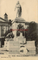 CPA NICE - STATUE DE GARIBALDI - Bauwerke, Gebäude