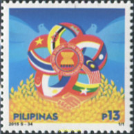 565760 MNH FILIPINAS 2015 48 ANIVERSARIO DE LA ASOCIACION DE LAS NACIONES DE ASIA DEL SUDESTE (ASEAN) - Philippines