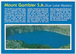 AK 215244 AUSTRALIA - Mount Gambier - Blue Lake Mystery - Mt.Gambier