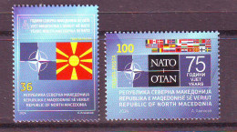 NORTH MACEDONIA 2024 NATO (2) MNH - Noord-Macedonië