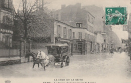 (MIE)75 PARIS  Inondations ; Passage Du Boulanger Rue De Lourmel - Paris Flood, 1910