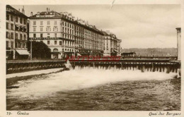 CPA GENEVE - QUAI DES BERGUES - Other & Unclassified