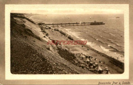 CPA BOSCOMBE - ENGLAND - PIER ET SANDS - Autres & Non Classés