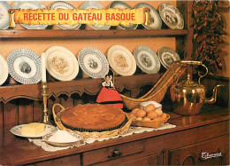 Recettes De Cuisine - Gateau Basque - Carte Neuve - Gastronomie - CPM - Voir Scans Recto-Verso - Recipes (cooking)