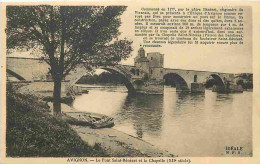 84 - Avignon - Le Pont Saint Bénézet - CPA - Voir Scans Recto-Verso - Avignon (Palais & Pont)