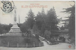 CPA Paris  Parc Montsouris Monument Flatters Et Le Pont Rustique - Paris (14)