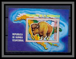 Guinée équatoriale Guinea 048 Faune (Animals & Fauna) BISON Michel N°145 COTE 6.50 EUROS MNH ** - Sonstige & Ohne Zuordnung