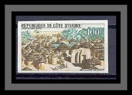 Cote D'ivoire (Ivory Coast) 007 N°39 PA Non Dentelé Imperf VILLAGE SENOUFO MNH ** - Côte D'Ivoire (1960-...)