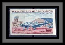 Cameroun 237 Non Dentelé Imperf ** Mnh PA N° 88 Avions (Airplane) Aviation / Armée De L'air (gravure Gandon) - Polizia – Gendarmeria