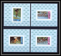 Haute-Volta 012 - Blocs Mnh ** N° 225 / 228 Jeux Olympiques (olympic) 1980 Cyclisme - Cyclisme