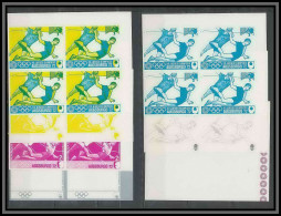 Guinée équatoriale Guinea 444 N°58 Jeux Olympiques Olympic Games Munich Essai Proof Non Dentelé Imperf HANDBALL MNH ** - Pallamano